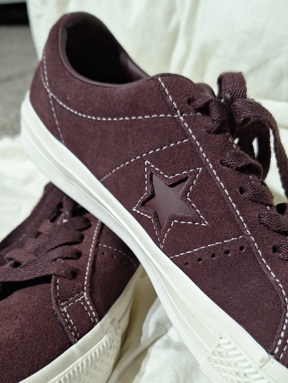 Converse Unisex Sneakers In Suede Burgundy Coloring - Picture 8 of 10